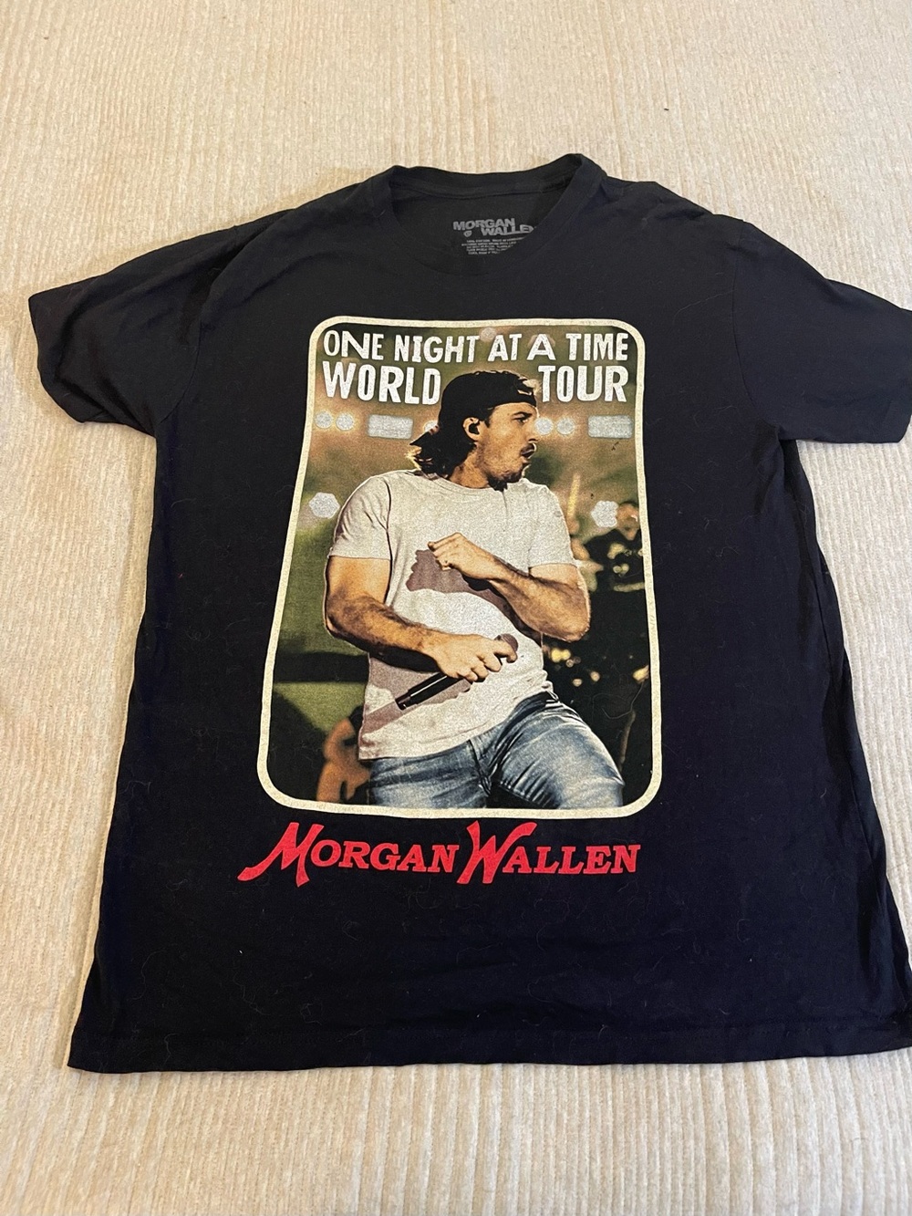Morgan Wallen One Night At A Time World Tour Tshirt size large